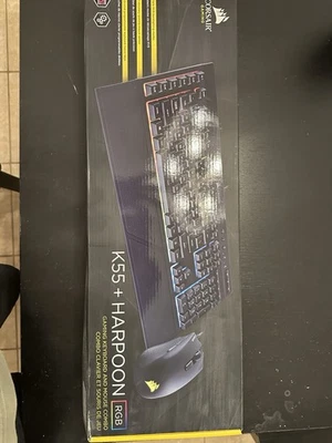 Corsair K55 RGB Gaming Keyboard **No Mouse**  - Image 1 of 2