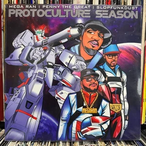 MEGA RAN + PENNY THE GREAT + SLOPFUNKDUST - PROTOCULTURE SEASON (VINYL LP)  RARE - Picture 1 of 2