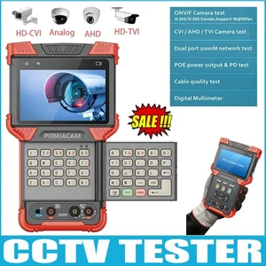 4 inch Screen CCTV Tester IP Camera TVI, AHD, CVI 3.0 Camera ONVIF Test T73/T72 - Picture 1 of 10