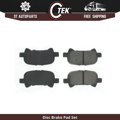 Para Toyota Solara 2000-2008 | Pastillas de freno de disco traseras centradas | Semimetálicas Foto 1 de 3