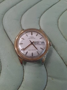 VINTAGE TIMEX AUTOMATIC WRIST WATCH, RUNNING, DAY & DATE, 48861 10978 - Picture 1 of 7