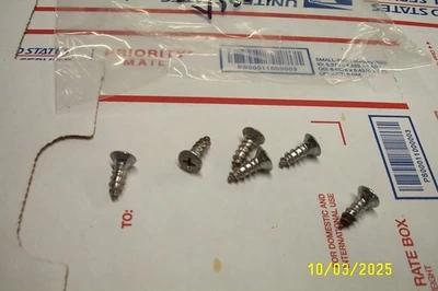 1963 CHEVROLET BELAIR WAGON SUNVISOR SCREWS 6   original vintage gm Foto 1 de 2