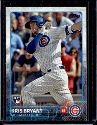 2015 Topps - Image Variation Kris Bryant #616 Swing Through (RC) - Image 1 of 2