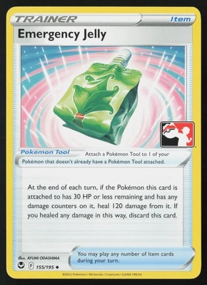 Pokemon Emergency Jelly 155/195 Prize Pack Series Cards Non-Holo Pack Fresh - NM - Image 1 of 2