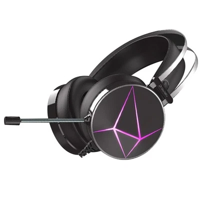 Wired Headset E-gamers USB RGB Light Earphones Headphone for Girls Boys - Image 1 of 4