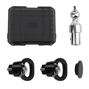 2-5/16" Gooseneck Ball Mount Kit for RAM 2500 3500 2013-2024 with Safety Chain - Picture 1 of 12