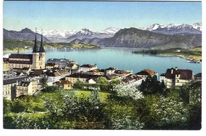 AK Luzern und die Alpen   (um 1920)   color - Bild 1 von 1