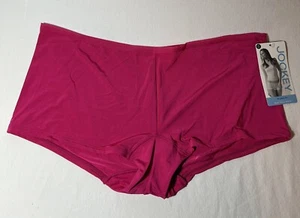 Vintage Jockey Hot Pink Modern Fit Tactel Nylon Stretch Boy Short Size 8 NWT - Picture 1 of 6