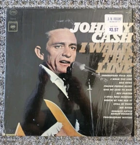 Johnny Cash – "I Walk The Line" LP - First Pressing In Shrink - Nice - Picture 1 of 4