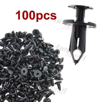 Remache de carrocería de clips de parachoques para guardabarros 100 piezas para Suzuki KingQuad Vinson Eiger Ozark z250 Foto 1 de 4