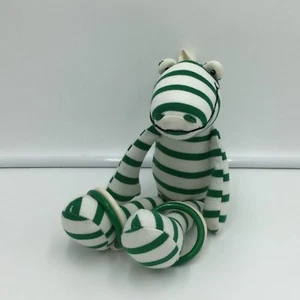 Little Jellycat Zoot Krokodil gestreift Plüschtier Stofftier grün weiß 11 Zoll - Bild 1 von 6