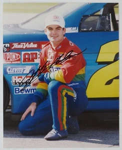 Foto original autografiada de Jeff Gordon 8x10 a color en las 500 Millas de Daytona 19 de febrero de 1995 - Imagen 1 de 4