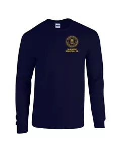 FBI F.B.I Academy Quantico VA Virginia MANGA LARGA Camiseta para hombre 1805 - Imagen 1 de 9