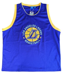 Camiseta sin mangas Addidas NBA Los Angeles Lakers púrpura y dorada, nueva, talla 2XL, *2015 - Imagen 1 de 6