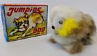 Vintage 1960'S (Oka, Japan) Wind-Up Soft Fur Covered Jumping Dog Toy In Box.