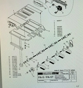 CP BOURG PA-T & PA-P FOLDER ENTRY 2 (TWO) BELT PT 9126158  WE SELL BOURG PARTS   - Picture 1 of 1