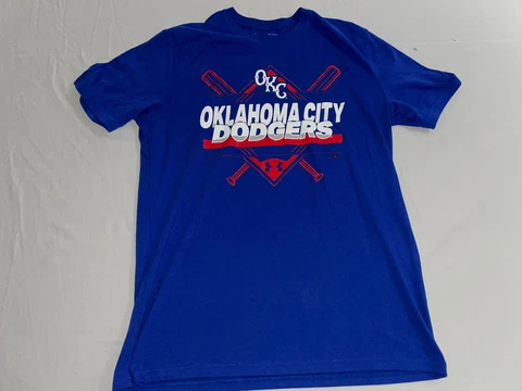Men's Under Armour Navy Oklahoma City Dodgers Wordmark T-Shirt Cover