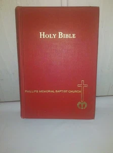 RSV Self-Pronouncing Edition  The World Publishing Company 1962 Red HC - Picture 1 of 7