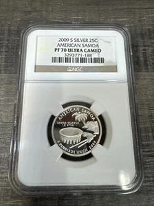 2009- S Silver American Samoa US Territory Quarter NGC PF 70 Ultra Cameo - Picture 1 of 3