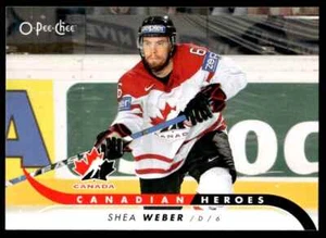 2009-10 O-Pee-Chee Canadian Heroes Shea Weber Canada #CB-SW - Picture 1 of 2