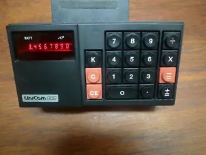 CALCULADORA UNICOM 802 MEGA RARA VINTAGE FUNCIONA PERFECTAMENTE - Imagen 1 de 11