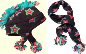 Gap Kids Girls Fleece Mohawk Trapper Hat & Scarf S/M 6 7 8 - Picture 1 of 1