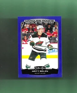 MATT BOLDY-MINNESOTA WILD! 2022-23 OPC MARQUEE ROOKIE RC BLUE BORDER #541 SHARP! - Picture 1 of 2