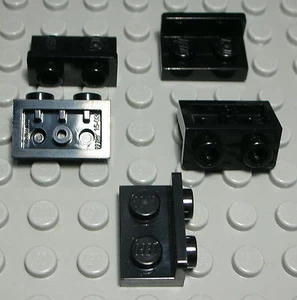 LEGO Plaque Angle 1x2 sur 1x2 Noir 5 pièces - Photo 1/1