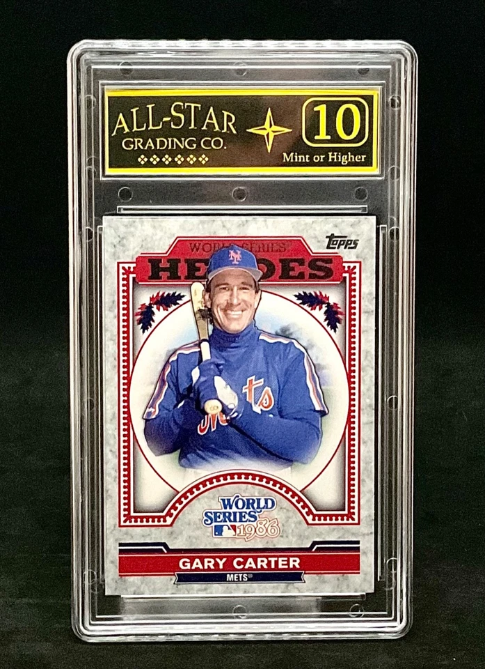 2014 Topps Update World Series Heroes Gary Carter #WSH-GC (Graded ASG 10) - Image 1 of 2