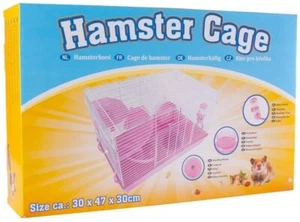 PET ANIMAL HAMSTER CAGE FEEDING HABITAT PORTABLE GERBILS MICE HOME MOUSE HOUSE - Picture 1 of 2