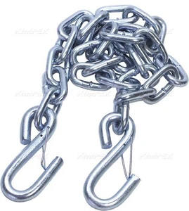 5/16" TRAILER SAFETY CHAINS 2 x 27" 5000lb LOAD CLASS 3 with Quick Links - Imagen 1 de 3