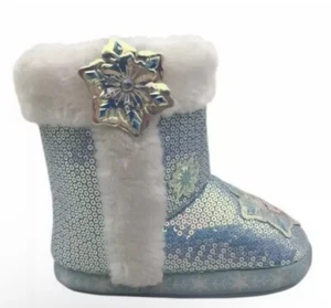Frozen 2 Elsa & Anna Toddler Girls Slipper Booties 9/10 - Picture 1 of 8