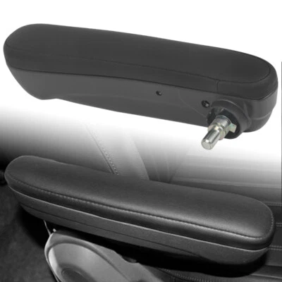 Reposabrazos de asiento delantero izquierdo PU negro interior para Fiat 500 2016 2017 2018 2019 Foto 1 de 4