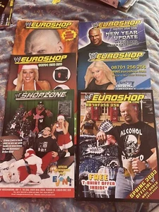 WWF WWE Retro Merchandise Catalogs From WWF Magazine EUROSHOP X 6 Issues - Picture 1 of 1