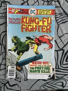 RICHARD DRAGON KUNG-FU FIGHTER 9 DENNY O’NEAL STORY DC COMICS 1976 VINTAGE - Picture 1 of 3