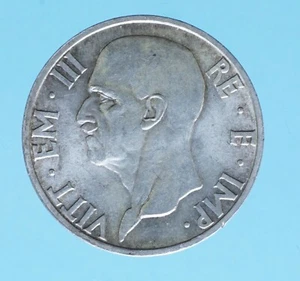 VITTORIO EMANUELE III 5 LIRE 1936 FECONDITA' MONETE DA COLLEZIONE ARGENTO SILVER - Foto 1 di 2