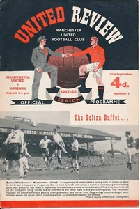 Manchester United v Arsenal 1957/1958 - Munich Season - TOKEN INTACT! - Picture 1 of 1