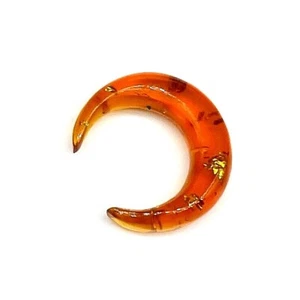 Amber Septum Pincher, Tusk Handmade All Size 12g to 5/8''and More - Picture 1 of 7