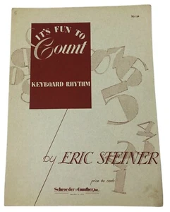 1943 Vintage It’s Fun To Count Rhythm By Eric Steiner # 158 Music Book - Picture 1 of 11