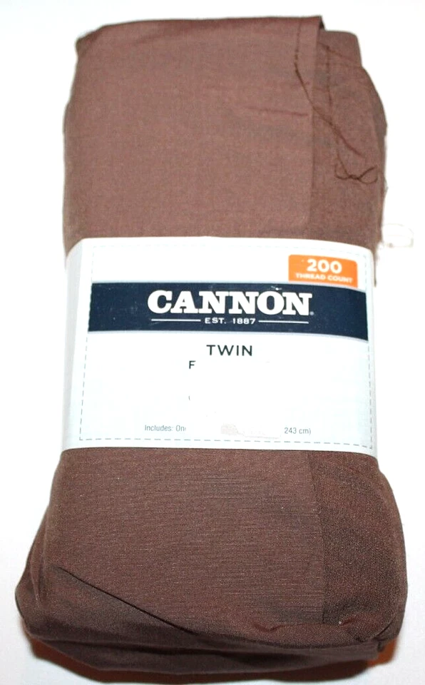 Hoja plana doble cacao macizo/marrón 200 hilos Cannon Foto 1 de 1