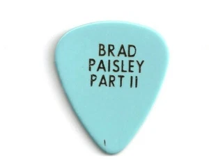 BRAD PAISLEY Guitar Pick Brad's Custom Stage Used Tour Concert Plectrum RARE - Picture 1 of 2