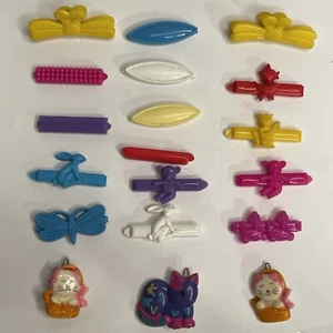 Vintage Goody Girls Plastic Hair Clip Lot Barrette Claw Cat Kitty Kitten Retro - Picture 1 of 13