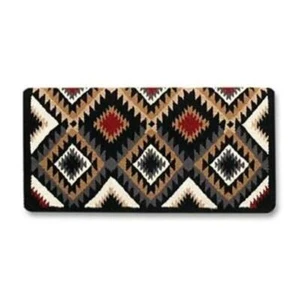 Mayatex Cactus Flower NZ Wool Navajo Western Saddle Blanket 40"x34", Style #1467 - Picture 1 of 6