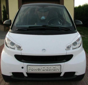 Eyebrows for SMART Fortwo 451 2007-2014 headlight eyelids lids ABS Plastic - Imagen 1 de 8