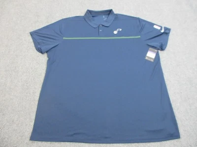 Utah Jazz Shirt Mens 3XL Tall Blue NBA Basketball Dri Fit Nike Polo New - Image 1 of 4