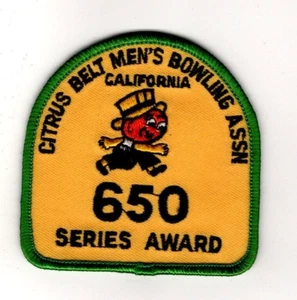 Vintage American Bowling, Citrus Gürtel California, Vintage Old Patch - Bild 1 von 1