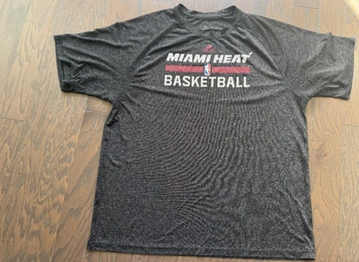 Camisa Adidas Miami Heat Para Hombre XL Negra Baloncesto NBA Pre Juego Calentamiento Foto 1 de 4