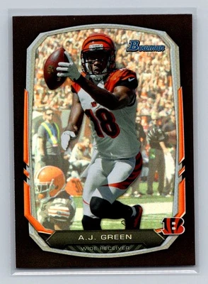 2013 Bowman #80 A.J. Green Cincinnati Bengals - Image 1 of 2