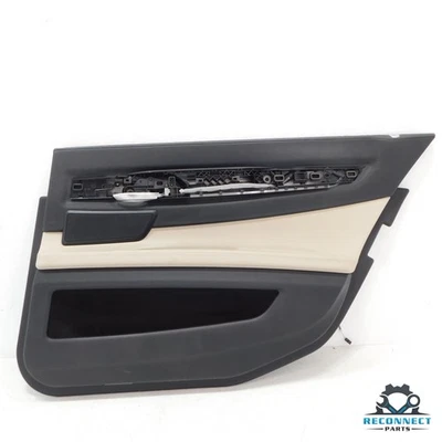 09-12 BMW 740Li 750Li F02 Rear Right Door Interior Trim Panel w/ Sunshade OEM - Image 1 of 4