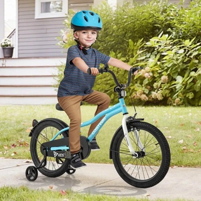 Bicicleta para niños de 4-8 años niños y niñas con asiento ajustable reflectores de freno de mano Foto 1 de 4